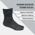 Women's Woolen Thumb Socks