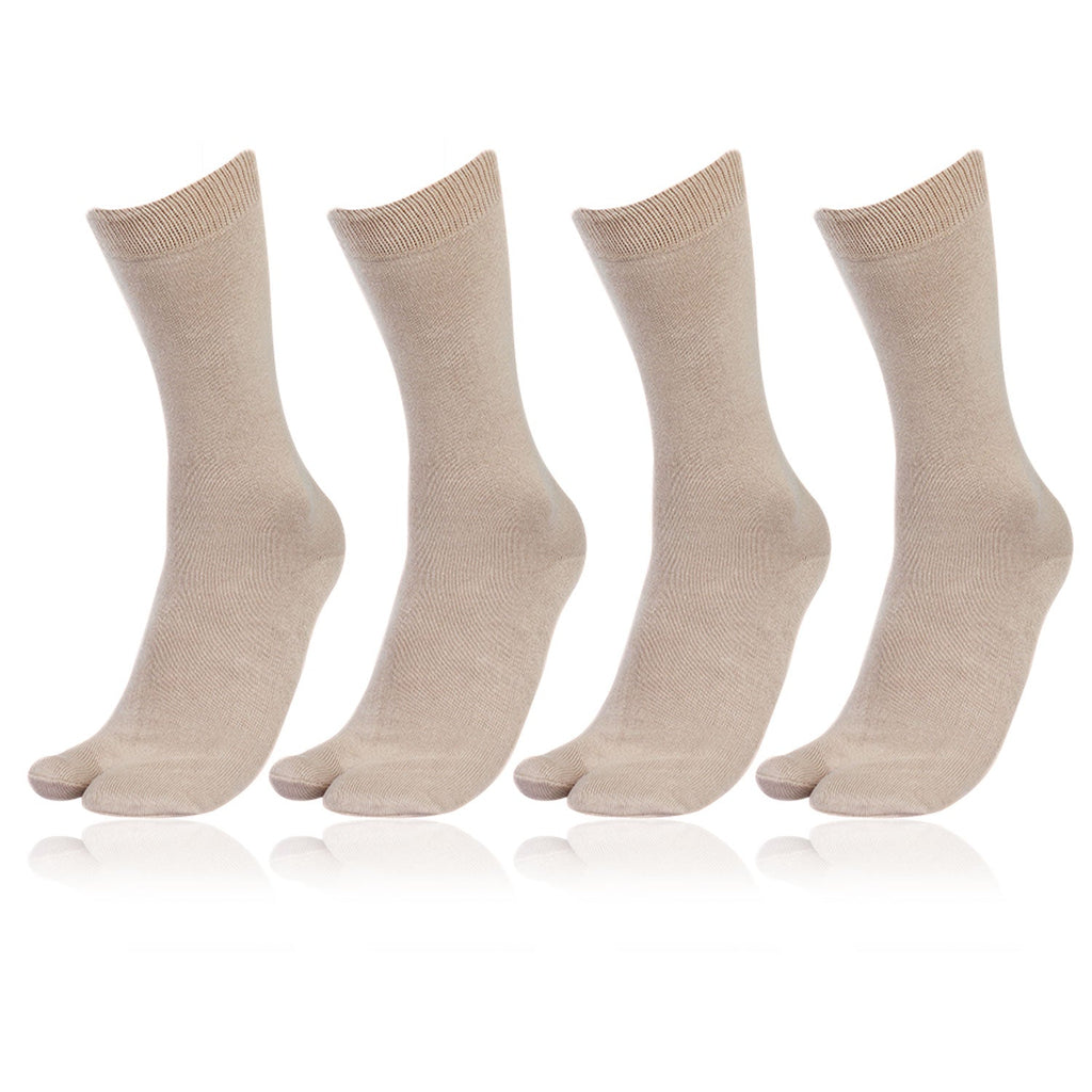 Women's Woolen Thumb Crew Socks In Skin